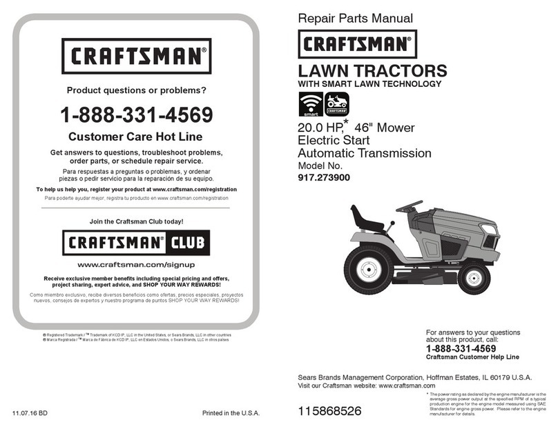 Craftsman 917.273900 Owner's manual