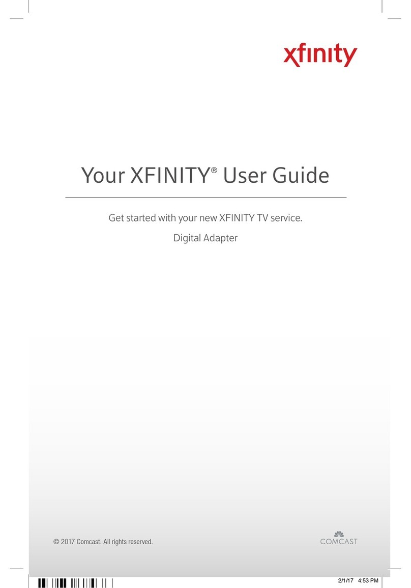 Comcast XFINITY User manual