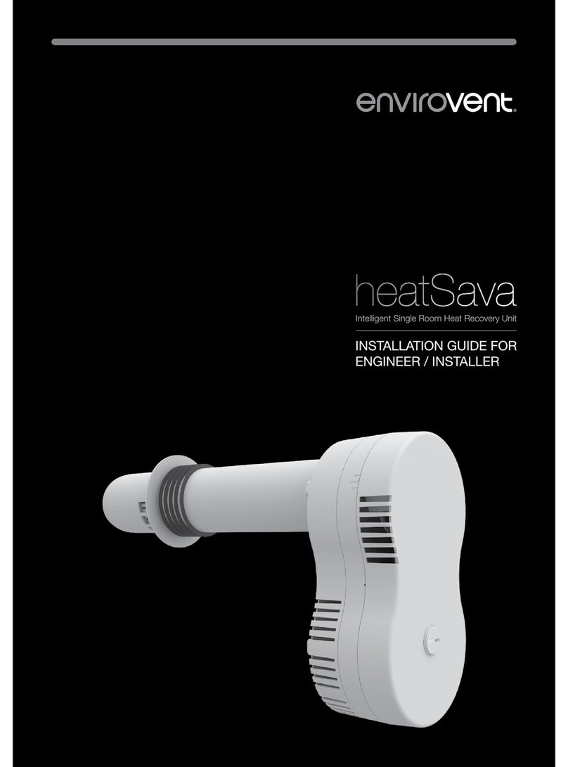 Envirovent heatSava User manual