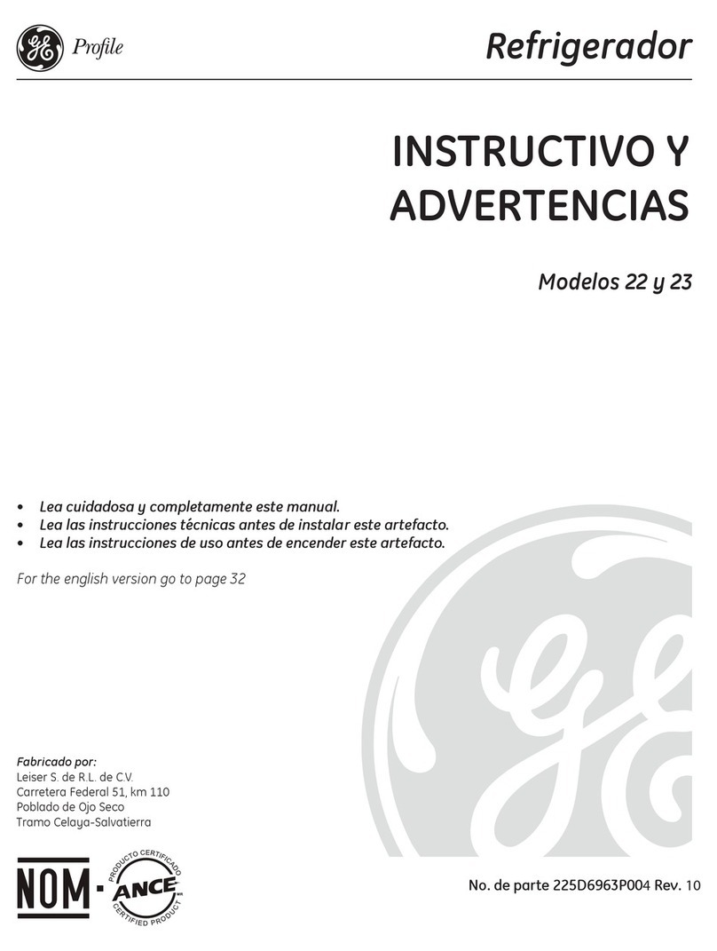 GE Profile 22 instructions