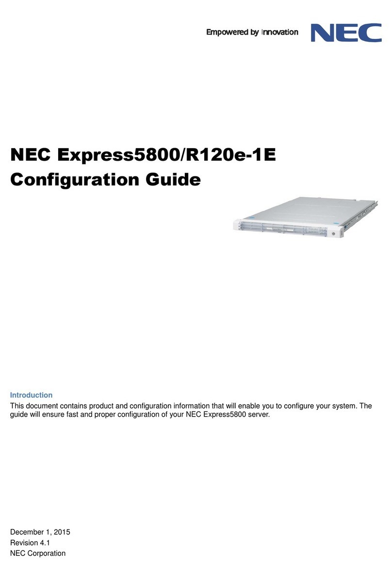 NEC NEC Express5800 Series User manual