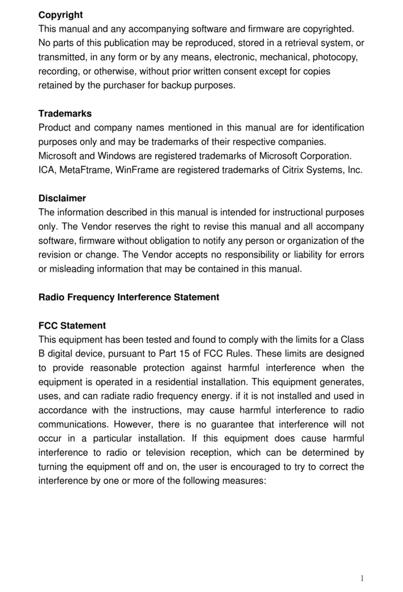 Axus TC-600 user manual