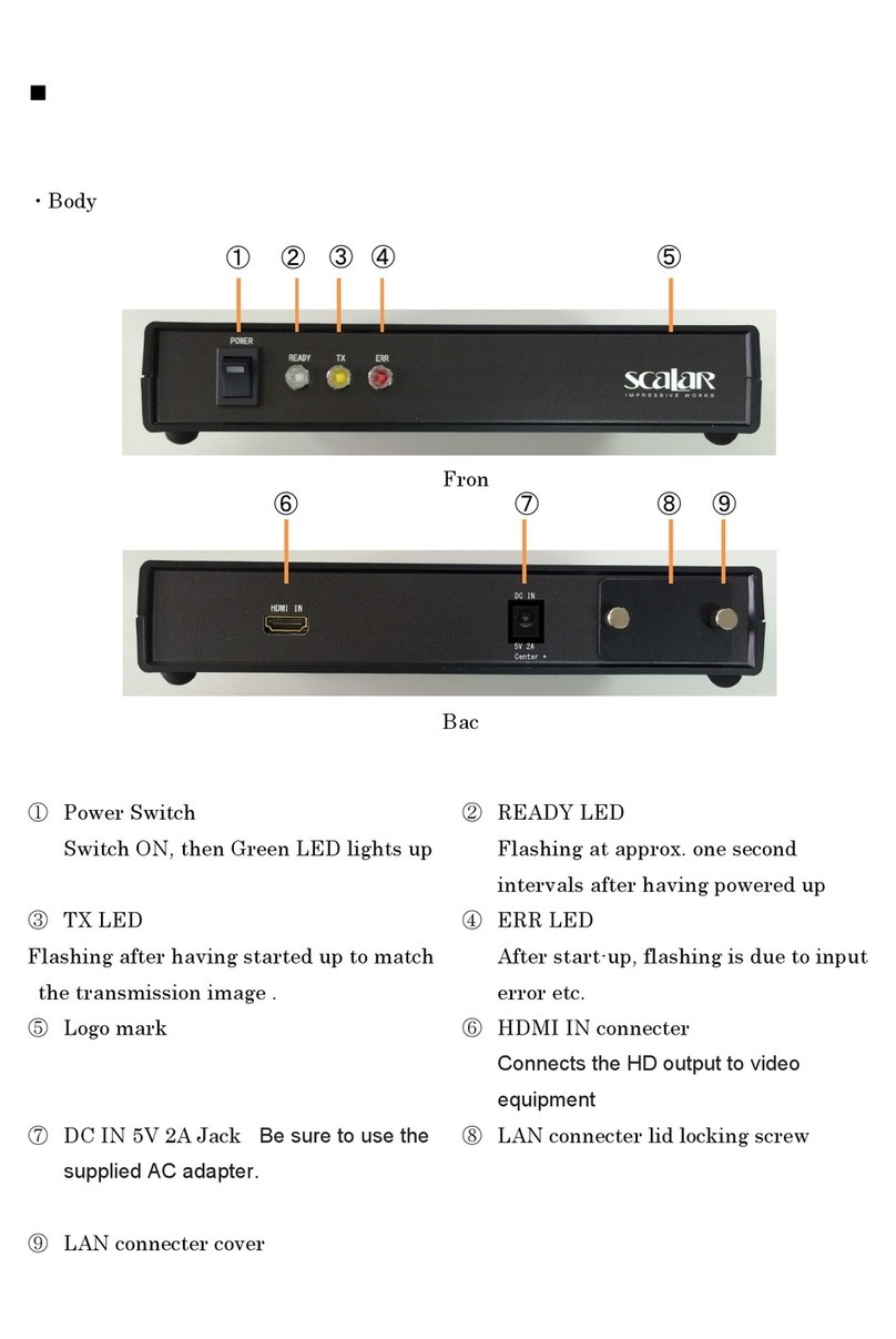 Scalar VT-200 user manual