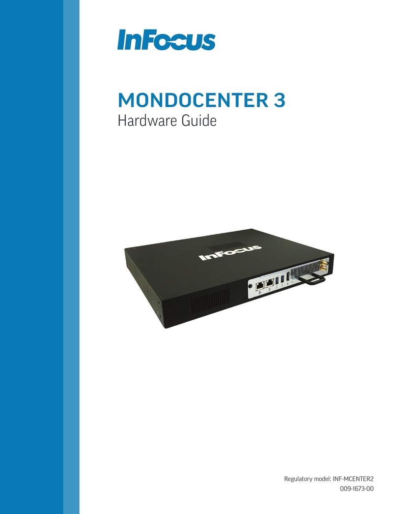 InFocus MONDOCENTER 3 Hardware guide