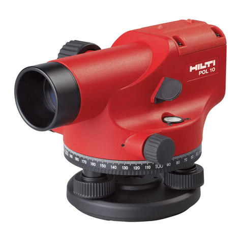 Hilti POL 10 operating instructions