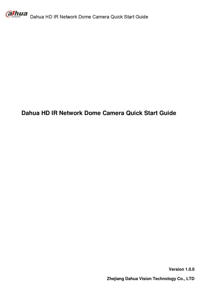 Dahua F Series quick start guide
