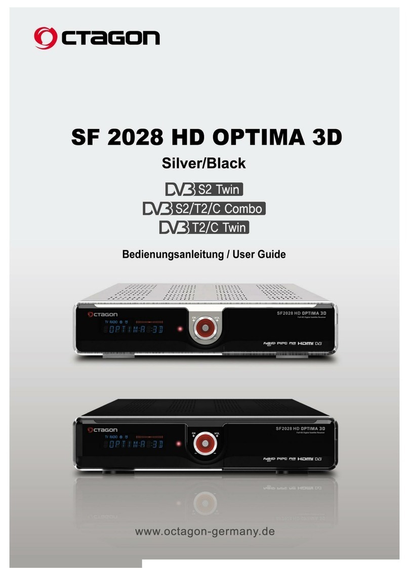 Octagon DVB-S2 Twin User manual Octagon DVB-S2 Twin User manual