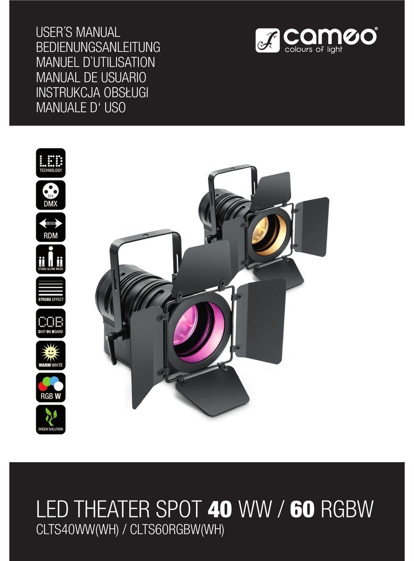 Cameo Light CLTS40WW(WH) user manual
