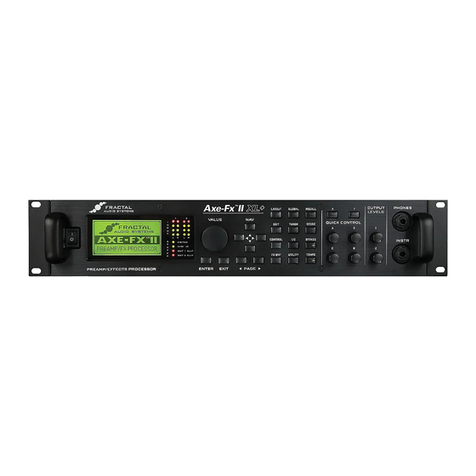 Fractal Axe-Fx II XL owner's manual