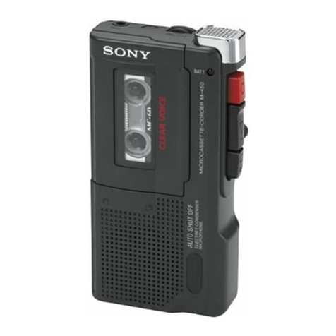 Sony Pressman M-450 User manual