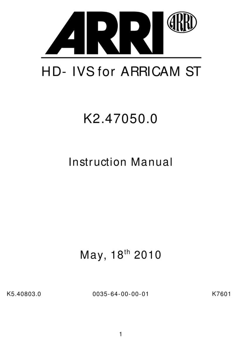 ARRI K2.47050.0 instruction manual