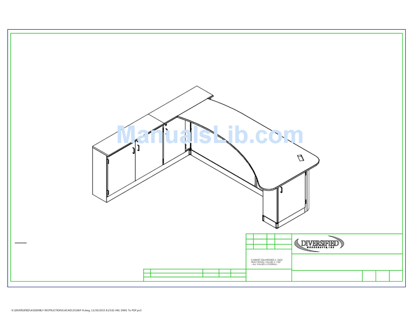 DIVERSIFIED WOODCRAFTS 3516KF-R User manual DIVERSIFIED WOODCRAFTS 3516KF-R User manual