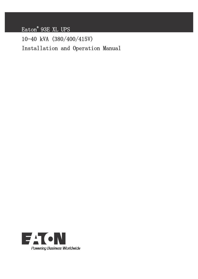 Eaton 93E XL User manual