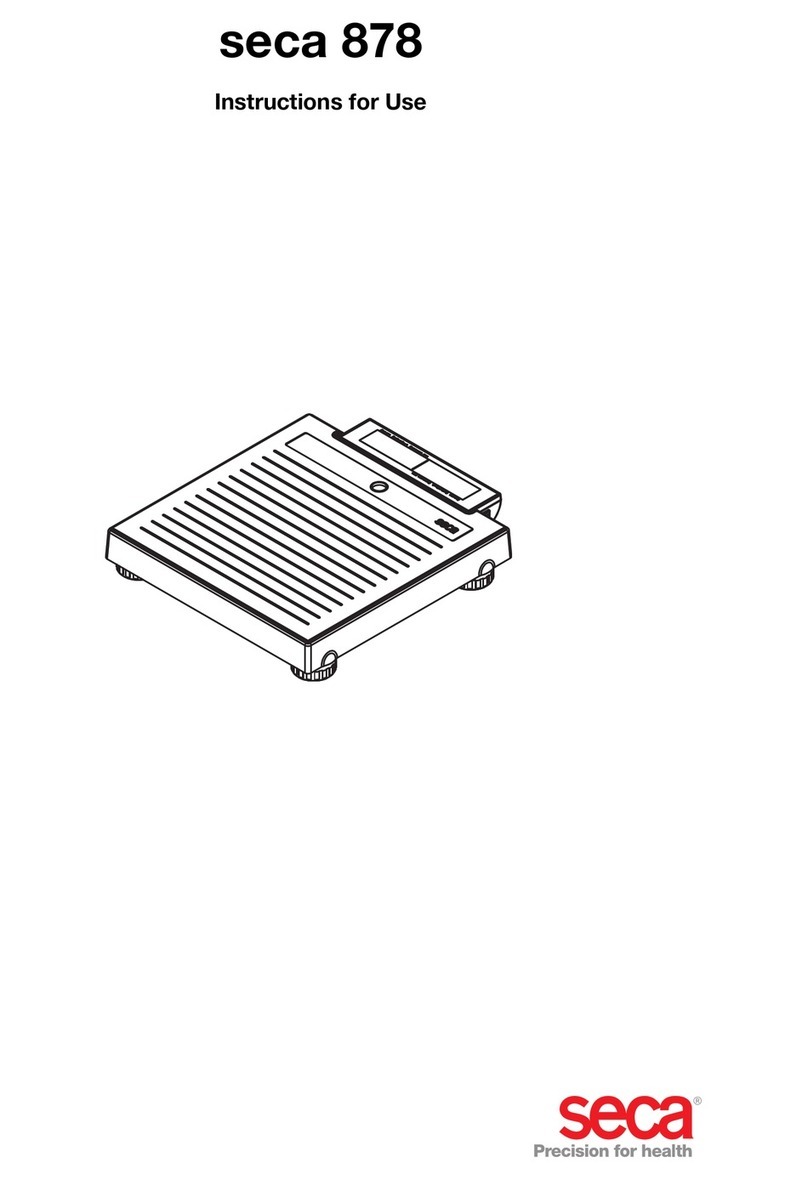 Seca 878 User manual