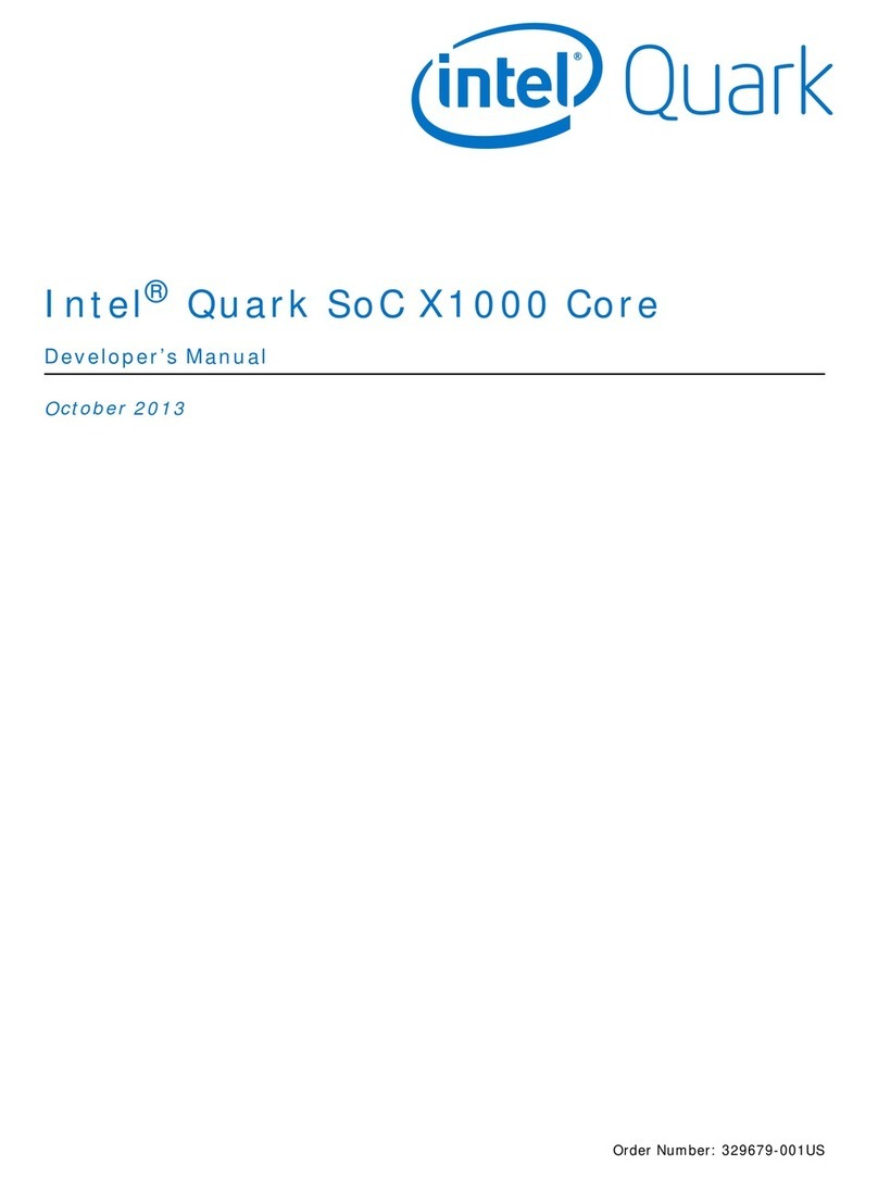 Intel Quark SoC X1000 User manual