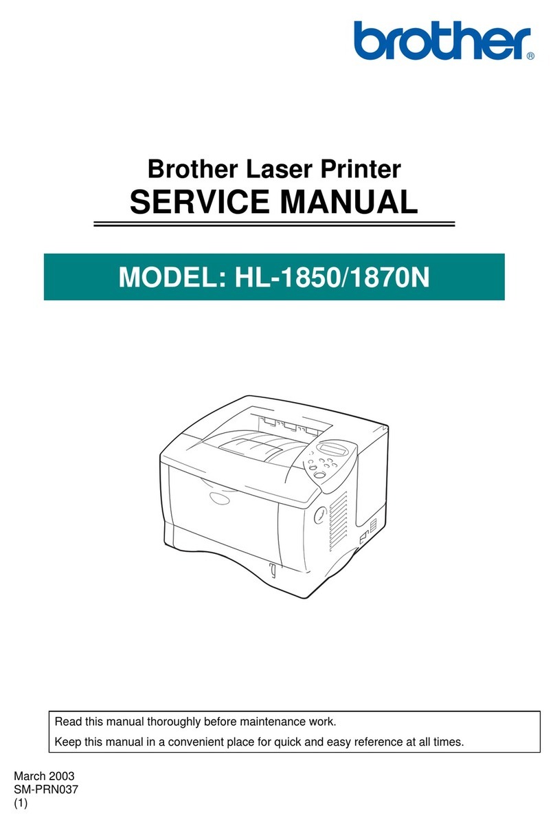 Brother HL-1850 User manual
