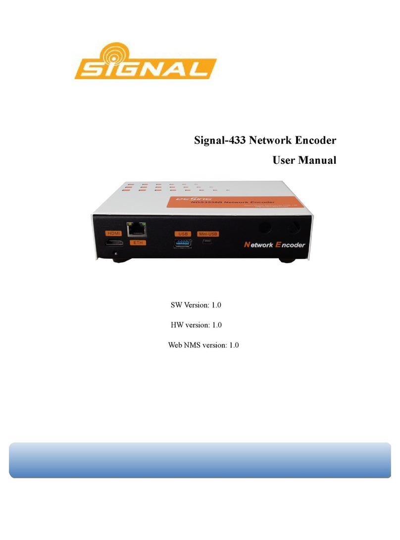 Signal 433 user manual