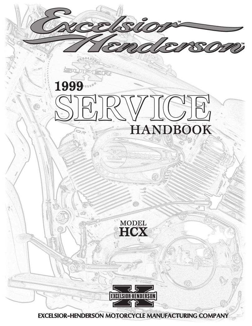 Excelsior-HENDERSON HCX 1999 Service handbook