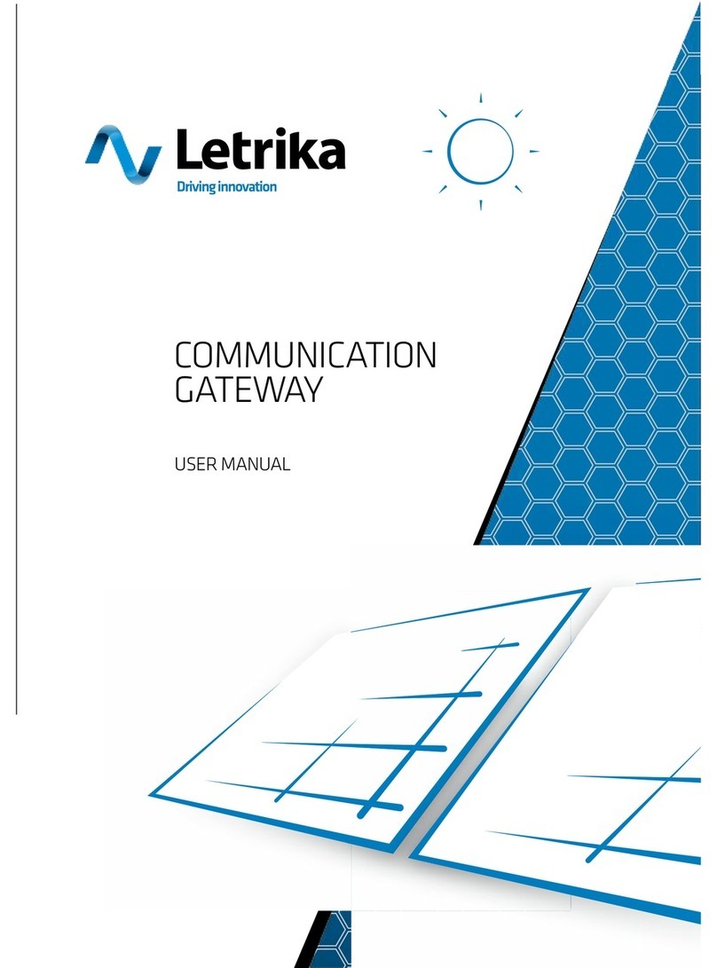 LETRIKA COMMUNICATION GATEWAY user manual