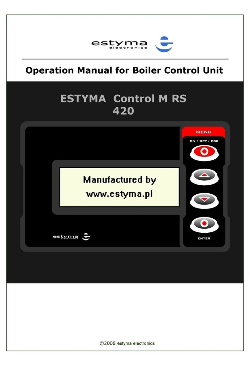 Estyma Control M RS 420 Operation manual