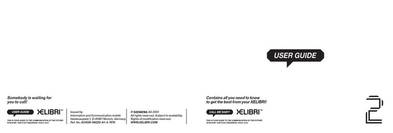 Siemens XELIBRI 2 User manual