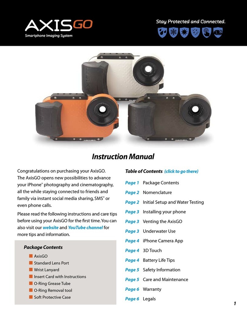 AQUATECH AxisGO instruction manual