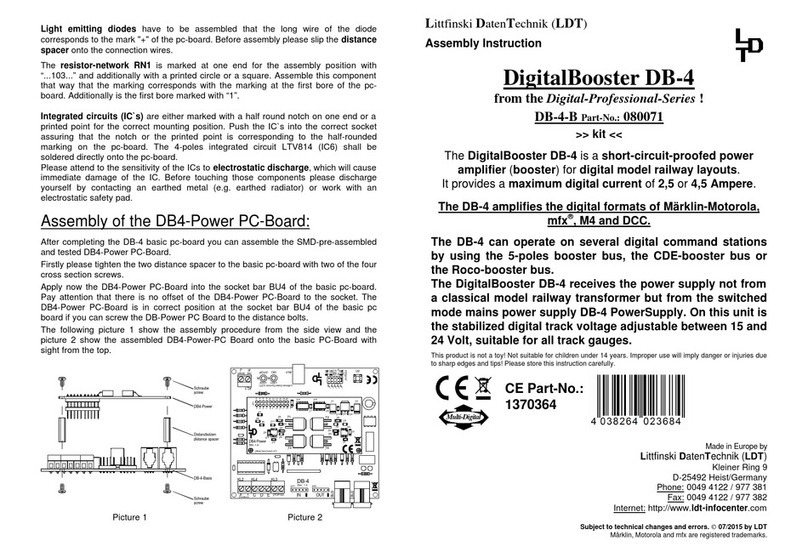 LDT DigitalBooster DB-4 Assembly instruction