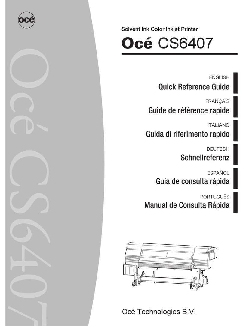 Oce CS6407 User manual