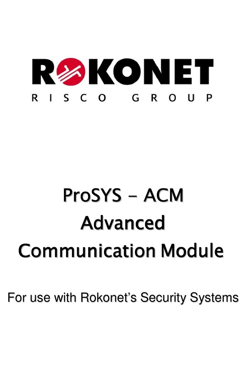 Rokonet ProSYS ACM installation guide