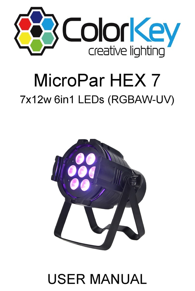 ColorKey MicroPar HEX 7 user manual