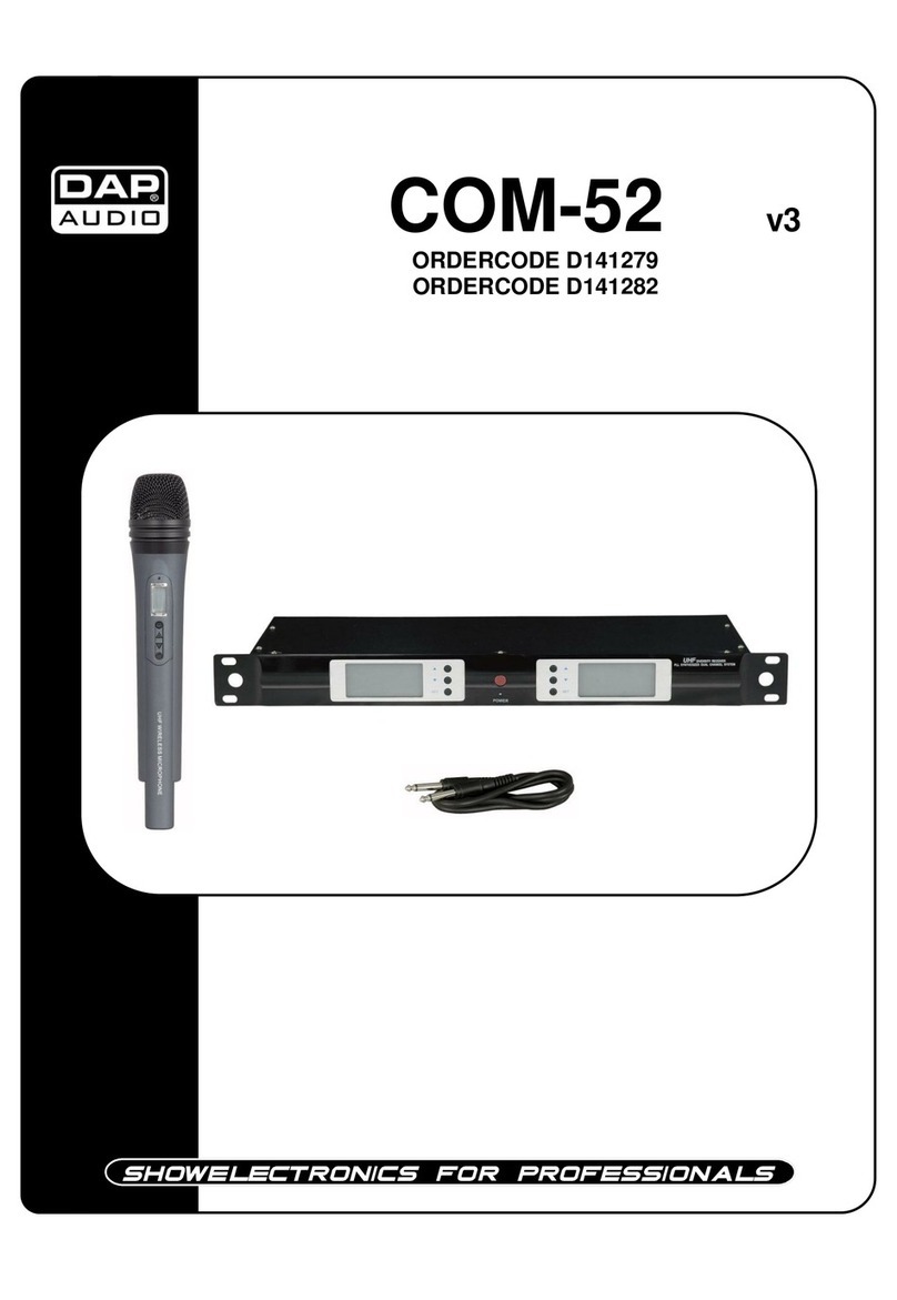 DAPAudio COM-52 User manual