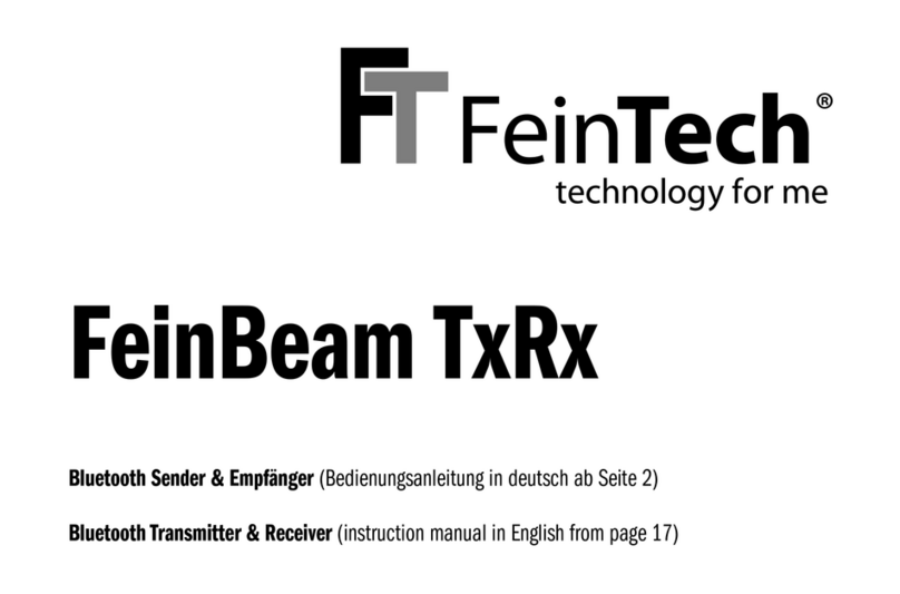 FeinTech FeinBeam TxRx User manual