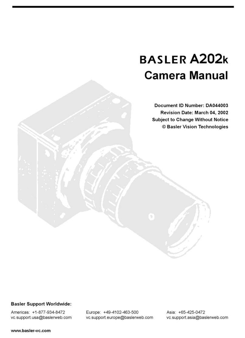 Basler A202k User manual