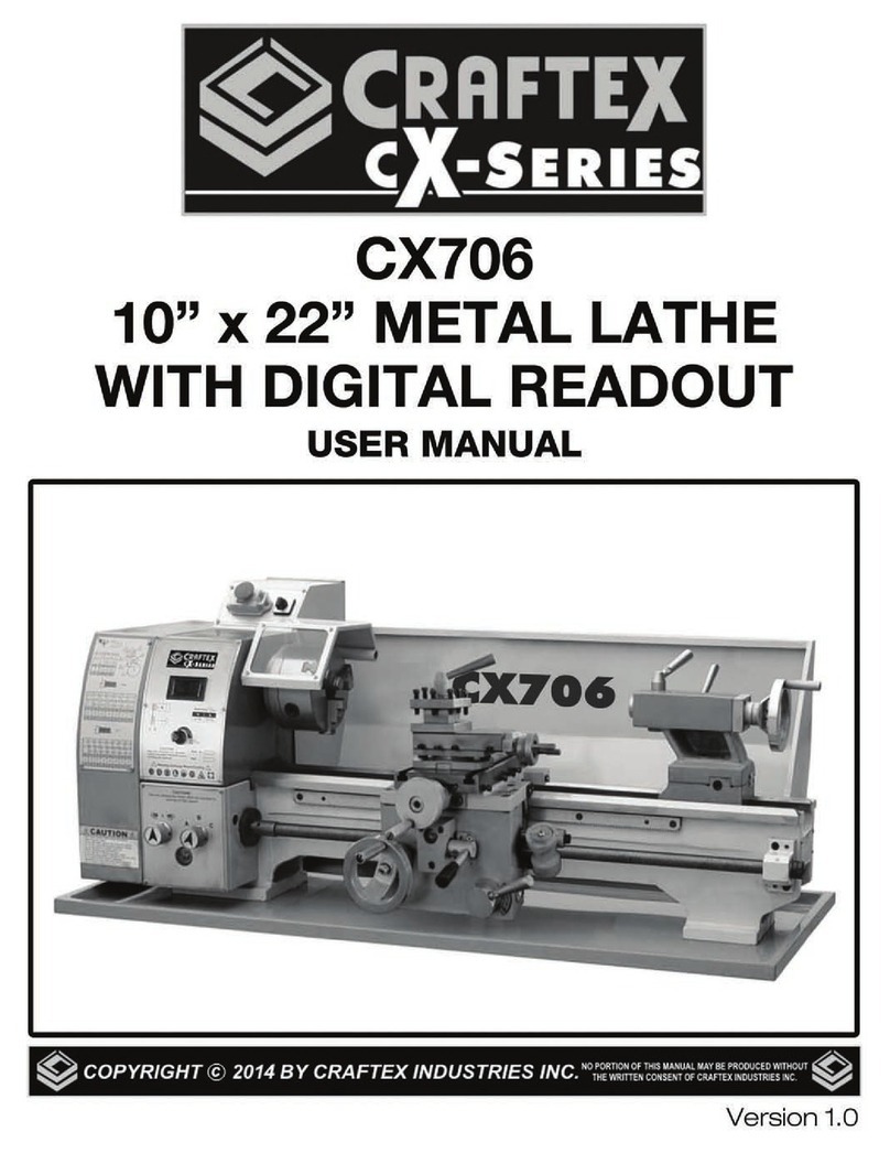Craftex CX706 user manual