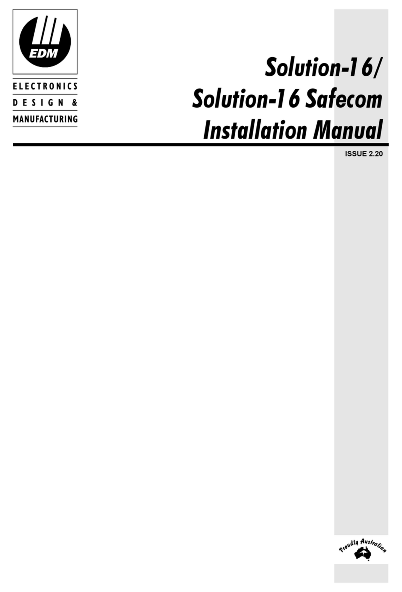 EDM Solution-16 Safecom installation manual