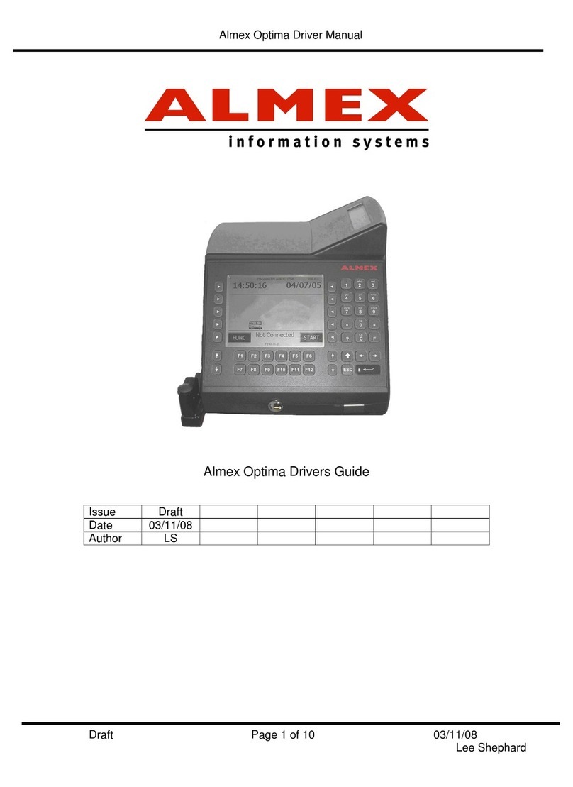 Almex Optima Driver guide