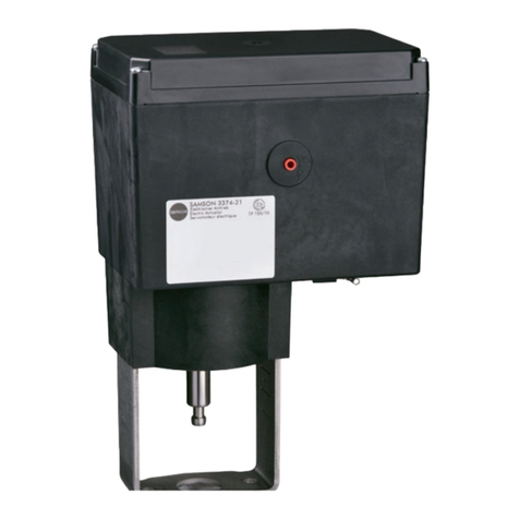 Samson 3374 Mounting and operating instructions