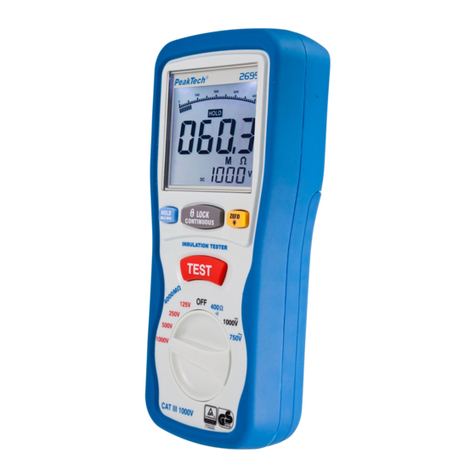 PeakTech 2695 User manual PeakTech 2695 User manual