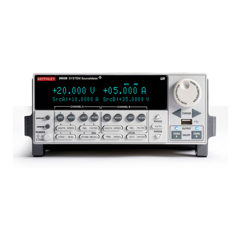 Keithley System SourceMeter 2601B Reference manual