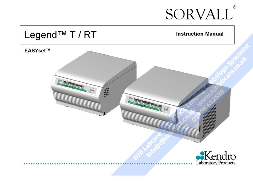 Sorvall Legend T instruction manual
