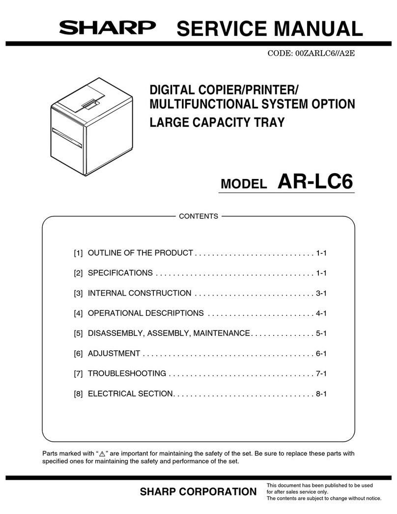 Sharp AR-LC6 User manual Sharp AR-LC6 User manual