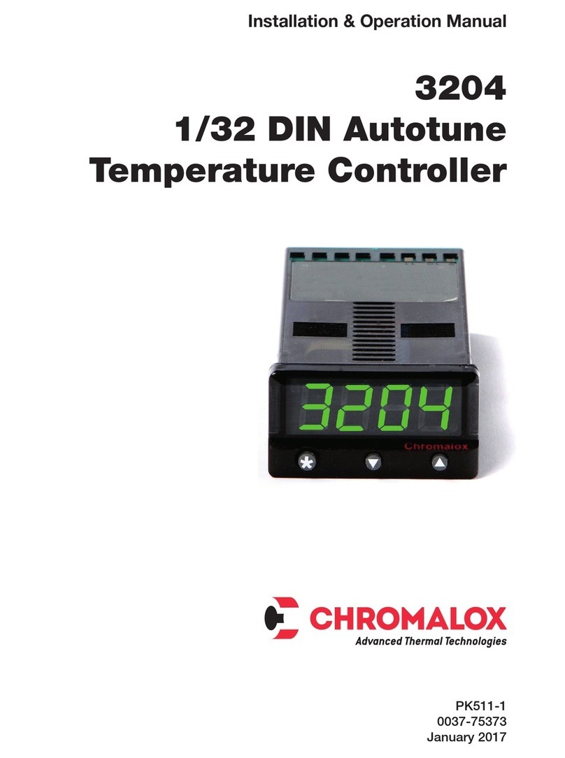 Chromalox 3204 User manual