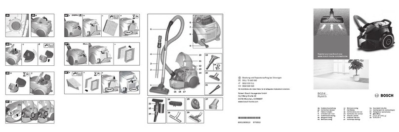 Bosch BGS4.. Runn'n instruction manual
