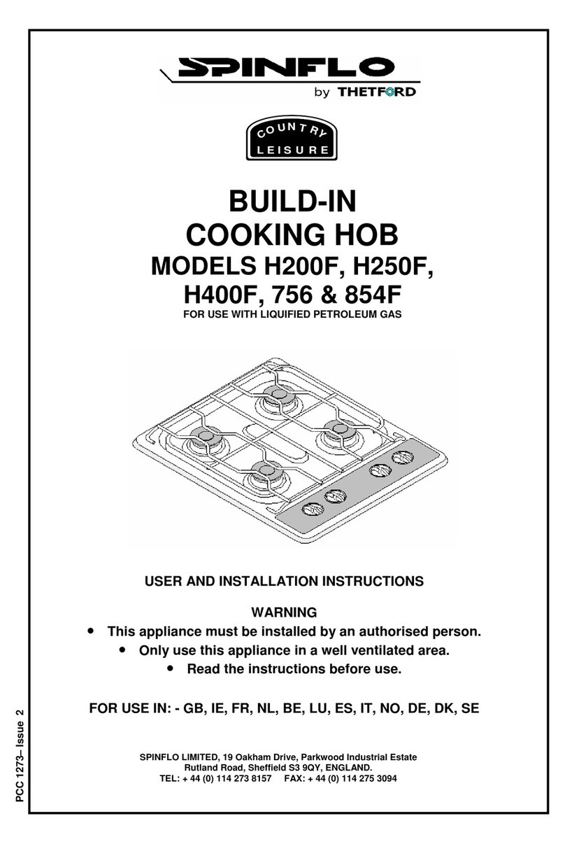 spinflo H400F Operating instructions spinflo H400F Operating instructions