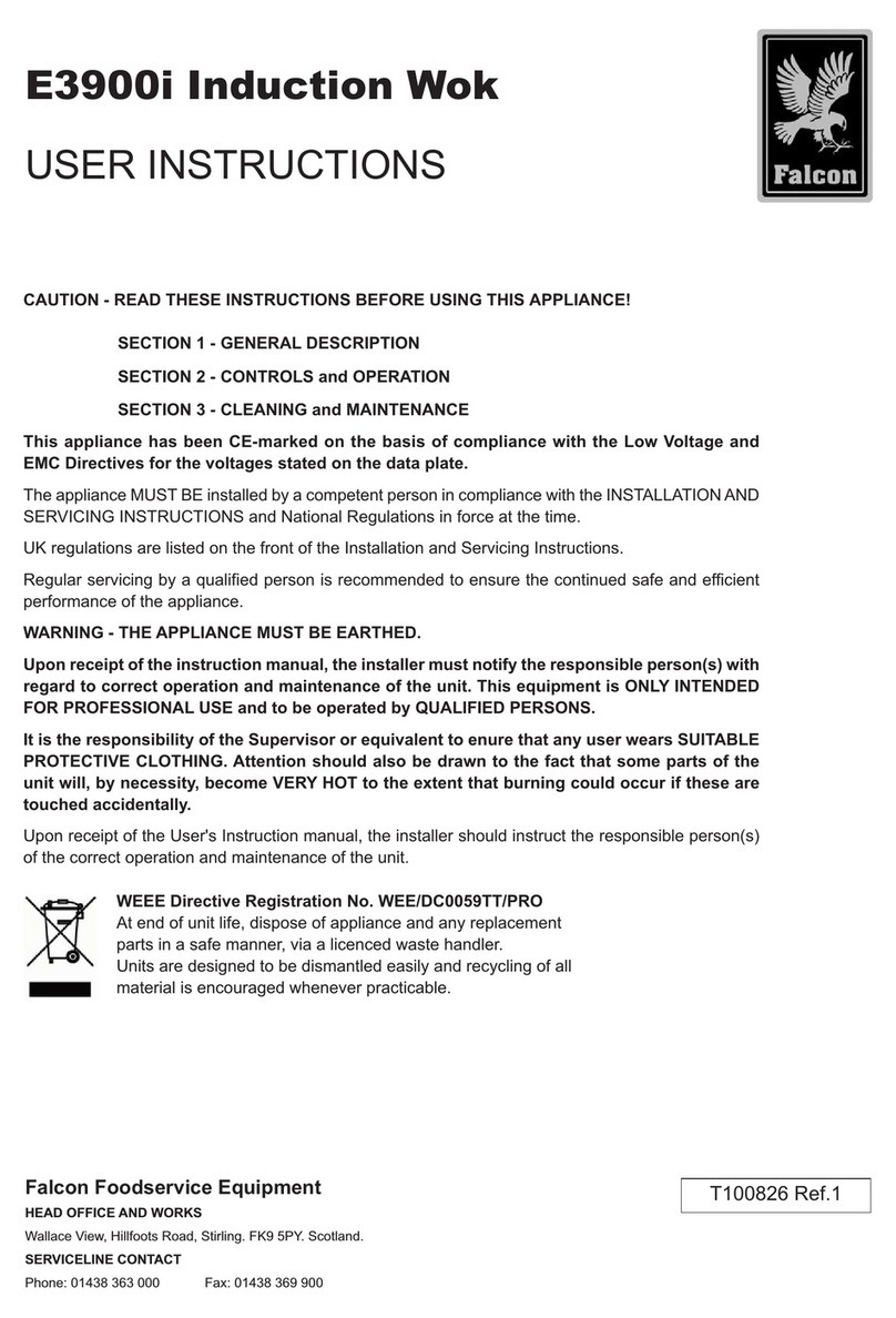 Falcon E3900i User instructions