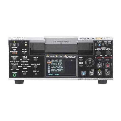Sony HVR-M25J User manual