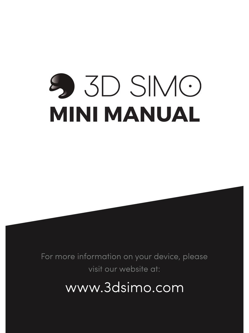 3dsimo MINI User manual