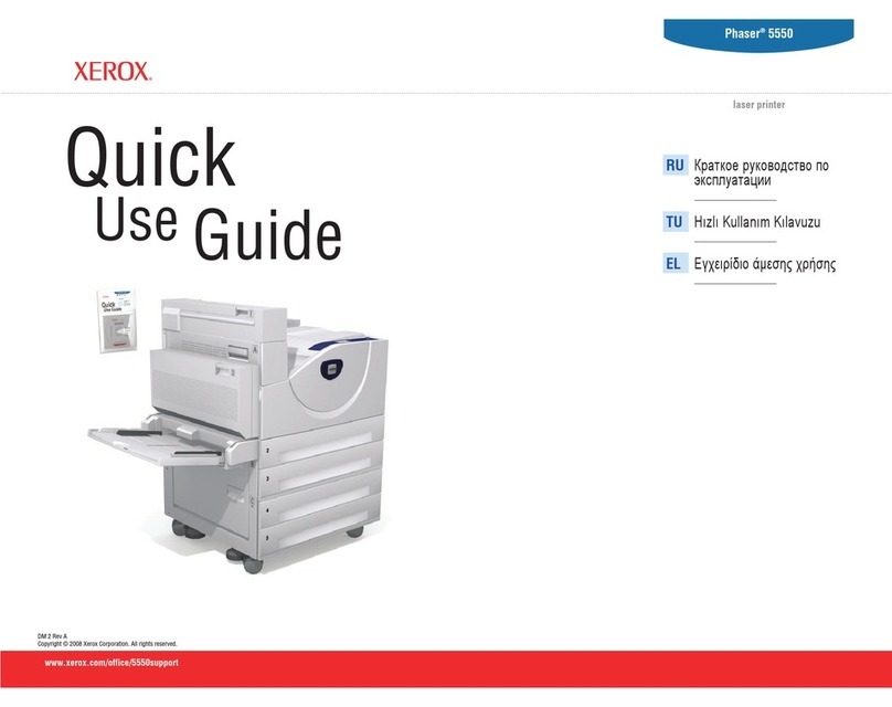 Xerox Phaser 5550 Operating manual