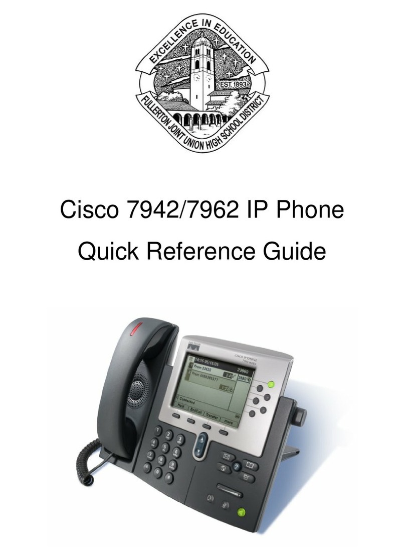 Cisco 7942 User manual