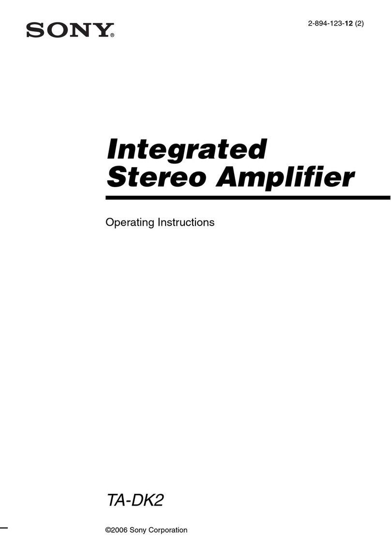 Sony TA-DK2 User manual